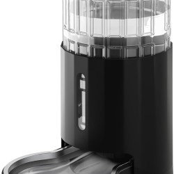 JUNSPOW 4L Pet Drinking Water Dispenser with Stainless Steel Bowl, Automatic Gravity Cat Water Dispenser, Visible Window, Safe and No Plug for Pets, Black JUNSPOW 4L Pet Drinking Water Dispenser with Stainless Steel Bowl, Automatic Gravity Cat Water Dispenser, Visible Window, Safe and No Plug for Pets, Black