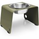Jaska ARC Dog Bar Raised Feeding Station Stainless Steel and Steel (Grey, XL)