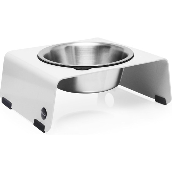 Jaska ARC Dog Bar Raised Feeding Station Stainless Steel and Steel (Grey, XL) Jaska ARC Dog Bar Raised Feeding Station Stainless Steel and Steel (Grey, XL)