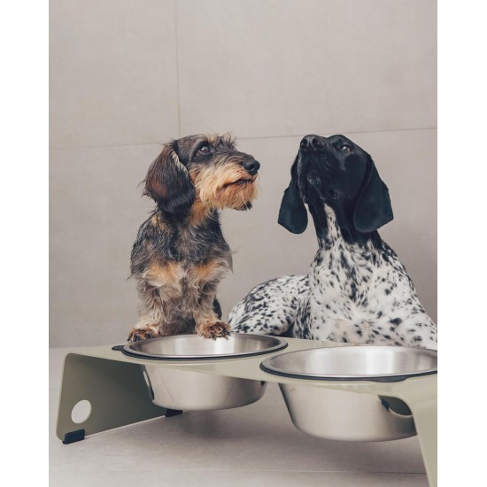 Jaska Raised Dog Bowl, 2 Sizes, 3 Colours Jaska Raised Dog Bowl, 2 Sizes, 3 Colours