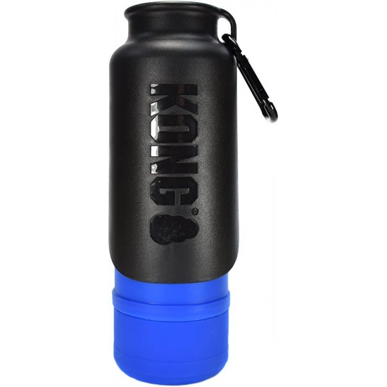 KONG H2O Insulated Water Bottle and Travel Bowl 750ml Blue KONG H2O Insulated Water Bottle and Travel Bowl 750ml Blue