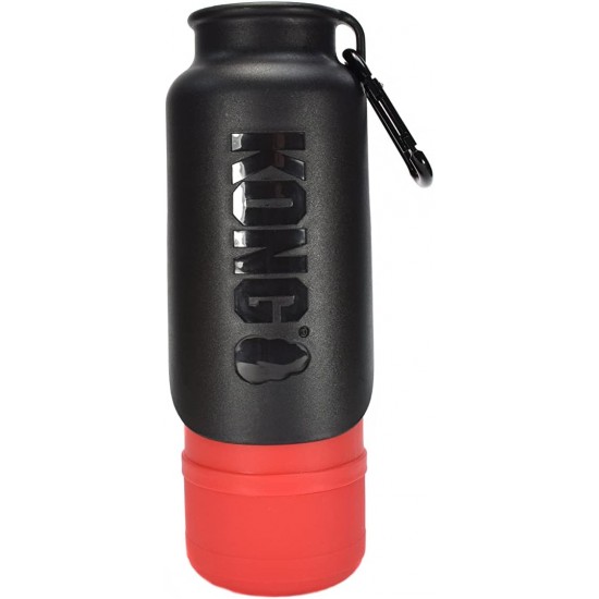 KONG H2O Insulated Water Bottle and Travel Bowl 750ml Blue KONG H2O Insulated Water Bottle and Travel Bowl 750ml Blue