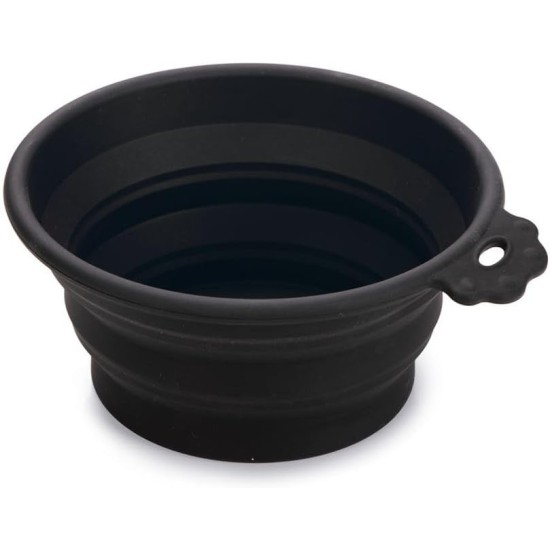 Karlie Anto Travel Bowl Silicone 500 ml Grey Karlie Anto Travel Bowl Silicone 500 ml Grey