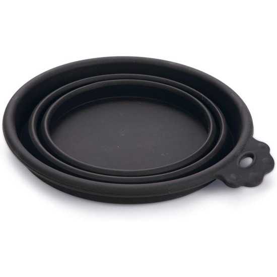Karlie Anto Travel Bowl Silicone 500 ml Grey Karlie Anto Travel Bowl Silicone 500 ml Grey