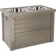 Kerbl 80529 Eco Food and Drinking Bar (Colour Grey/Brown, L x W x H 54 x 30 x 39.5 cm, with 2 x 1200 ml Capacity, with Storage Space) Kerbl 80529 Eco Food and Drinking Bar (Colour Grey/Brown, L x W x H 54 x 30 x 39.5 cm, with 2 x 1200 ml Capacity, with Storage Space)