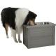 Kerbl 80529 Eco Food and Drinking Bar (Colour Grey/Brown, L x W x H 54 x 30 x 39.5 cm, with 2 x 1200 ml Capacity, with Storage Space) Kerbl 80529 Eco Food and Drinking Bar (Colour Grey/Brown, L x W x H 54 x 30 x 39.5 cm, with 2 x 1200 ml Capacity, with Storage Space)