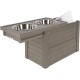 Kerbl 80529 Eco Food and Drinking Bar (Colour Grey/Brown, L x W x H 54 x 30 x 39.5 cm, with 2 x 1200 ml Capacity, with Storage Space) Kerbl 80529 Eco Food and Drinking Bar (Colour Grey/Brown, L x W x H 54 x 30 x 39.5 cm, with 2 x 1200 ml Capacity, with Storage Space)