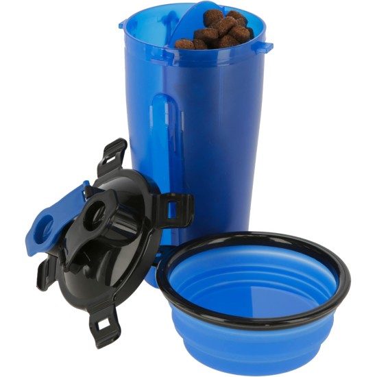 Kerbl 80845 Travel Set for Dogs - Food and Water Container Feeding Bowl, 2 x 350 ml Kerbl 80845 Travel Set for Dogs - Food and Water Container Feeding Bowl, 2 x 350 ml