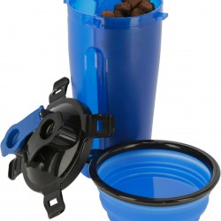 Kerbl 80845 Travel Set for Dogs - Food and Water Container Feeding Bowl, 2 x 350 ml Kerbl 80845 Travel Set for Dogs - Food and Water Container Feeding Bowl, 2 x 350 ml