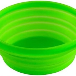 Kerbl Foldable Silicon Travel Bowl, 1000 ml, Green Kerbl Foldable Silicon Travel Bowl, 1000 ml, Green