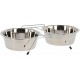 Kerbl Metal Twin Feeder includes 2 Bowls, 1800 ml Kerbl Metal Twin Feeder includes 2 Bowls, 1800 ml