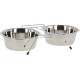 Kerbl Metal Twin Feeder includes 2 Bowls, 900 ml Kerbl Metal Twin Feeder includes 2 Bowls, 900 ml