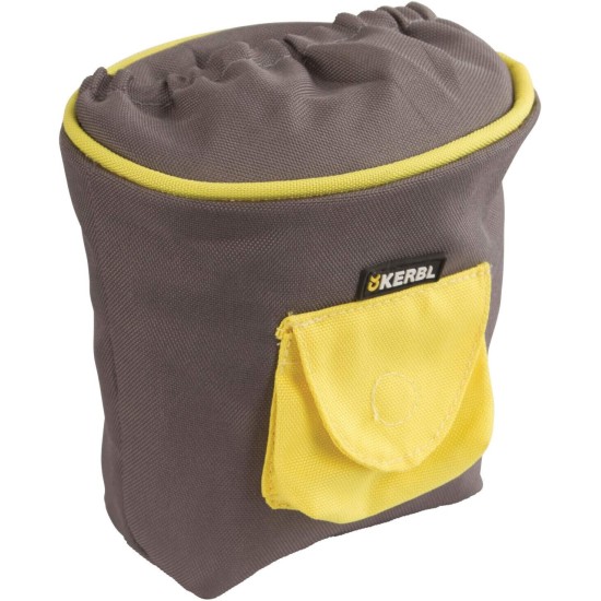 Kerbl Pro Feeding Bag, 14 x 11 x 14 cm, Grey/Yellow Kerbl Pro Feeding Bag, 14 x 11 x 14 cm, Grey/Yellow
