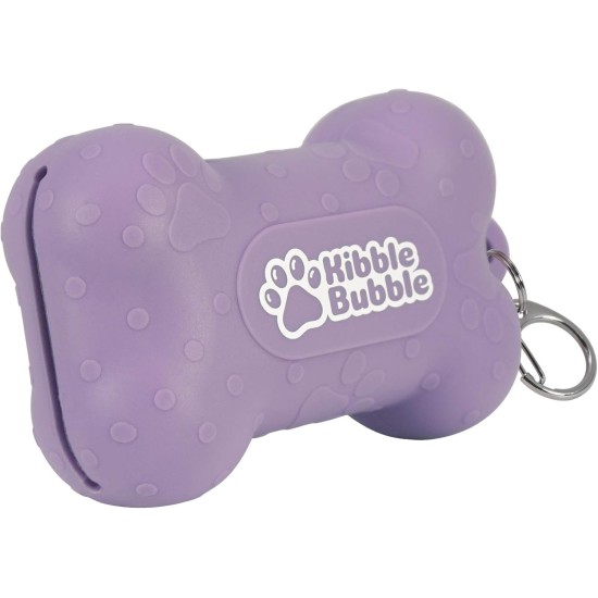 Kibble Bubble Dog Treat Bag Silicone Small Training Bag Portable Waterproof Outdoor Purple Bone Kibble Bubble Dog Treat Bag Silicone Small Training Bag Portable Waterproof Outdoor Purple Bone