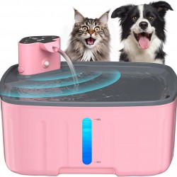 Kittyspout Wireless Drinking Fountain for Dogs, 8 L / 270 oz Large Dog Fountain / Cat Fountain with Motion Sensor, Wireless Dog Drinking Fountain with Battery 5000 mAh, with Quiet Pump and Activated Kittyspout Wireless Drinking Fountain for Dogs, 8 L / 270 oz Large Dog Fountain / Cat Fountain with Motion Sensor, Wireless Dog Drinking Fountain with Battery 5000 mAh, with Quiet Pump and Activated