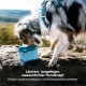 Kurgo Collapsible Dog Food and Water Bowl with Carabiner Hook and Clasp 1.4L Capacity Blue Kurgo Collapsible Dog Food and Water Bowl with Carabiner Hook and Clasp 1.4L Capacity Blue