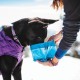 Kurgo Collapsible Dog Food and Water Bowl with Carabiner Hook and Clasp 1.4L Capacity Blue Kurgo Collapsible Dog Food and Water Bowl with Carabiner Hook and Clasp 1.4L Capacity Blue