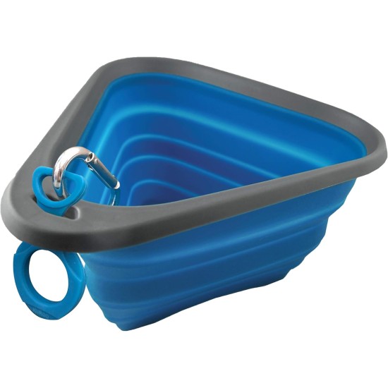 Kurgo K01908 Travel Feeding Bowl Dog, Portable Dog Water Bowl, Mash n' Stash, Available in 3 Sizes, 227 g Kurgo K01908 Travel Feeding Bowl Dog, Portable Dog Water Bowl, Mash n' Stash, Available in 3 Sizes, 227 g