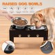 LAKIPETN Elevated Dog Bowls with 2 Stainless Steel Feeding Bowls Stand 5 Height Adjustable Raised Dog Bowl Adjustable to 3.1" 9" 10" No Spill for Small Dogs Medium/Large Dogs LAKIPETN Elevated Dog Bowls with 2 Stainless Steel Feeding Bowls Stand 5 Height Adjustable Raised Dog Bowl Adjustable to 3.1" 9" 10" No Spill for Small Dogs Medium/Large Dogs