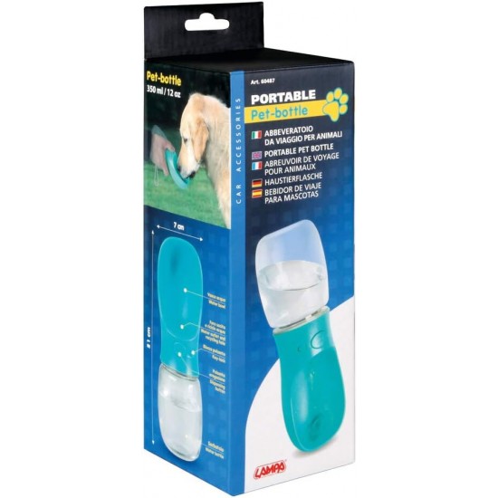 Lampa Pet-Bottle Water Bottle for Dogs, Cats and Animals, 350ml Lampa Pet-Bottle Water Bottle for Dogs, Cats and Animals, 350ml