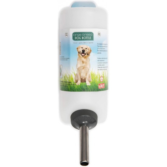 Lixit 30-0685-036 Dog Water Bottle, Large, 32-Ounce Lixit 30-0685-036 Dog Water Bottle, Large, 32-Ounce
