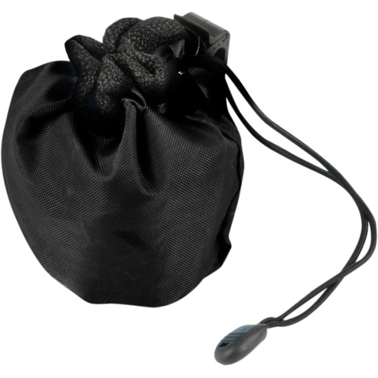 Love Story, Black Polyester Dog Treat Bag 13cm x 10cm
