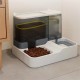 MMIAOO 2-in-1 Automatic Pet Food and Water Dispenser, Cat Food Dispenser, Dog Water Dispenser, Automatic Pet Feeder (Blue) MMIAOO 2-in-1 Automatic Pet Food and Water Dispenser, Cat Food Dispenser, Dog Water Dispenser, Automatic Pet Feeder (Blue)