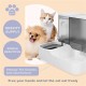 MMIAOO 2-in-1 Automatic Pet Food and Water Dispenser, Cat Food Dispenser, Dog Water Dispenser, Automatic Pet Feeder (Blue) MMIAOO 2-in-1 Automatic Pet Food and Water Dispenser, Cat Food Dispenser, Dog Water Dispenser, Automatic Pet Feeder (Blue)