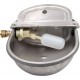 MUALROUS Stainless Steel Pet Water Dryer with Drain Plug and Connector, Automatic Float Water Bowl for Dogs and Farm Animals MUALROUS Stainless Steel Pet Water Dryer with Drain Plug and Connector, Automatic Float Water Bowl for Dogs and Farm Animals
