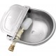 MUALROUS Stainless Steel Pet Water Dryer with Drain Plug and Connector, Automatic Float Water Bowl for Dogs and Farm Animals MUALROUS Stainless Steel Pet Water Dryer with Drain Plug and Connector, Automatic Float Water Bowl for Dogs and Farm Animals