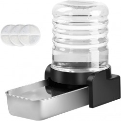 Marchul 3.8 L Drinking Fountain for Dogs and Cats, Automatic Drinking Fountain with Stainless Steel Water Bowl and 3 Filters, Pet Water Dispenser with Large Capacity for Medium and Large Pets Marchul 3.8 L Drinking Fountain for Dogs and Cats, Automatic Drinking Fountain with Stainless Steel Water Bowl and 3 Filters, Pet Water Dispenser with Large Capacity for Medium and Large Pets