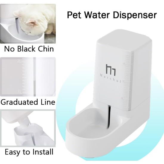 Marchul Cat Dog Feeder and Water Dispenser Self Dispensing Feeder Water Dispenser (Feeder + Water Dispenser + Mat) Marchul Cat Dog Feeder and Water Dispenser Self Dispensing Feeder Water Dispenser (Feeder + Water Dispenser + Mat)