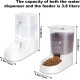 Marchul Cat Dog Feeder and Water Dispenser Self Dispensing Feeder Water Dispenser (Feeder + Water Dispenser + Mat) Marchul Cat Dog Feeder and Water Dispenser Self Dispensing Feeder Water Dispenser (Feeder + Water Dispenser + Mat)