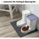 Marchul Cat Dog Feeder and Water Dispenser Self Dispensing Feeder Water Dispenser (Feeder + Water Dispenser + Mat) Marchul Cat Dog Feeder and Water Dispenser Self Dispensing Feeder Water Dispenser (Feeder + Water Dispenser + Mat)