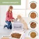 Mobiclinic® Pets, Feedpet Food Container, Capacity 20 L/8 kg, Hermetic Closure, 23 x 25, 5 x 36, 5 cm, Includes Scoop and Measuring Cup, with Wheels, Transparent Window Mobiclinic® Pets, Feedpet Food Container, Capacity 20 L/8 kg, Hermetic Closure, 23 x 25, 5 x 36, 5 cm, Includes Scoop and Measuring Cup, with Wheels, Transparent Window