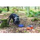 Mountain Paws Collapsible Dog Food Bowl Blue Small Mountain Paws Collapsible Dog Food Bowl Blue Small