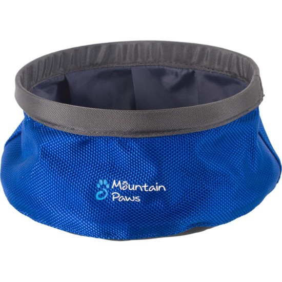 Mountain Paws Collapsible Dog Water Bowl Blue Small Mountain Paws Collapsible Dog Water Bowl Blue Small