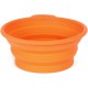 Mountain Paws Collapsible Silicone Dog Bowl with Attachment Loop