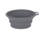 Mountain Paws Collapsible Silicone Dog Bowl with Attachment Loop