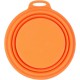 Mountain Paws Collapsible Silicone Dog Bowl with Attachment Loop
