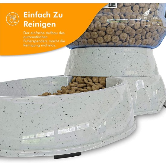NOA Automatic Cat Water Dispenser, 3.8 L Automatic Feeder, Automatic Water Dispenser, Dry Food Dispenser for Cats and Dogs NOA Automatic Cat Water Dispenser, 3.8 L Automatic Feeder, Automatic Water Dispenser, Dry Food Dispenser for Cats and Dogs