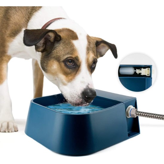 Namsan Float Drinking Bowl for Pets Automatic Dog Drinker Float Drinking Trough with Float Valve for Dogs/Cats/Chickens/Ducks/Horses/Sheep