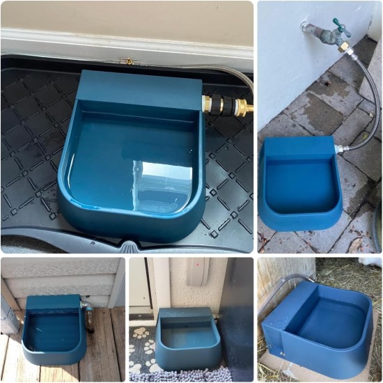 Namsan Float Drinking Bowl for Pets Automatic Dog Drinker Float Drinking Trough with Float Valve for Dogs/Cats/Chickens/Ducks/Horses/Sheep Namsan Float Drinking Bowl for Pets Automatic Dog Drinker Float Drinking Trough with Float Valve for Dogs/Cats/Chickens/Ducks/Horses/Sheep
