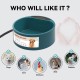 Namsan Heated Water Bowl for Dogs, Heated Frost Protection Drinking Bowl, Anti-Bite Hose Wrap Cable (165 cm / 64.9 inches), 2000 ml Heated Water Bowl for Dogs/Cat/Rabbits/Chicken in Winter Namsan Heated Water Bowl for Dogs, Heated Frost Protection Drinking Bowl, Anti-Bite Hose Wrap Cable (165 cm / 64.9 inches), 2000 ml Heated Water Bowl for Dogs/Cat/Rabbits/Chicken in Winter