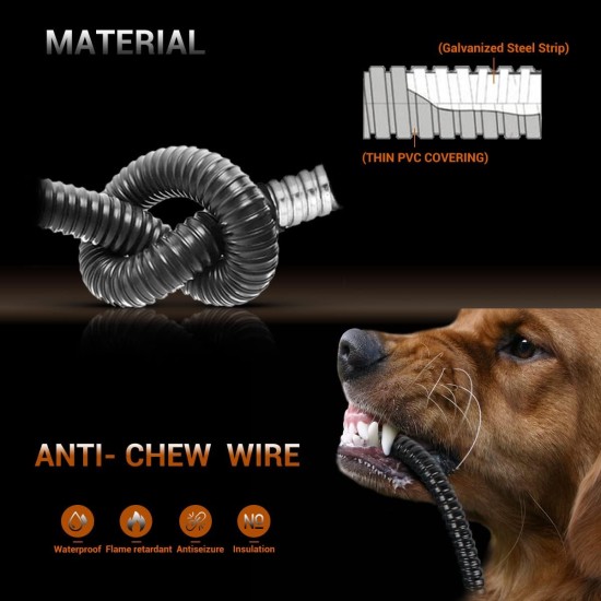 Namsan Heated Water Bowl for Dogs, Heated Frost Protection Drinking Bowl, Anti-Bite Hose Wrap Cable (165 cm / 64.9 inches), 2000 ml Heated Water Bowl for Dogs/Cat/Rabbits/Chicken in Winter Namsan Heated Water Bowl for Dogs, Heated Frost Protection Drinking Bowl, Anti-Bite Hose Wrap Cable (165 cm / 64.9 inches), 2000 ml Heated Water Bowl for Dogs/Cat/Rabbits/Chicken in Winter