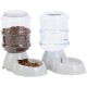 Navaris Water Dispenser & Feeder for Cats and Dogs - 2 x 3.8 L Large - Automatic Dry Food Dispenser for Cats and Dogs in Grey Navaris Water Dispenser & Feeder for Cats and Dogs - 2 x 3.8 L Large - Automatic Dry Food Dispenser for Cats and Dogs in Grey