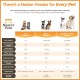 Neater Feeder Express - Raised Dog Bowls - Stainless Steel Feeding Station for Small Dogs (Small Dog, Almond) Neater Feeder Express - Raised Dog Bowls - Stainless Steel Feeding Station for Small Dogs (Small Dog, Almond)