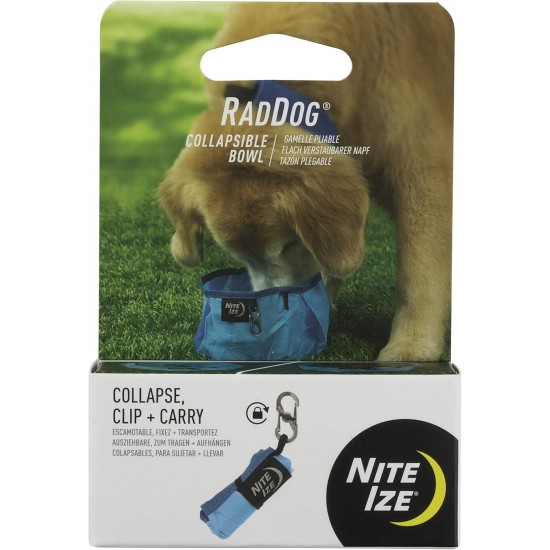 Nite Ize RadDog Collapsible Dog Bowl, Lightweight Food and Water Bowl Nite Ize RadDog Collapsible Dog Bowl, Lightweight Food and Water Bowl
