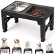 Niubya Raised Dog Bowls with Slow Feeder and Stainless Steel Dog Bowl, Raised Dog Bowls Adjustable to 5 Heights (8cm, 22cm, 25cm, 28cm, 31cm) for Small, Medium and Large Dogs Niubya Raised Dog Bowls with Slow Feeder and Stainless Steel Dog Bowl, Raised Dog Bowls Adjustable to 5 Heights (8cm, 22cm, 25cm, 28cm, 31cm) for Small, Medium and Large Dogs