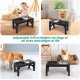 Niubya Raised Dog Bowls with Slow Feeder and Stainless Steel Dog Bowl, Raised Dog Bowls Adjustable to 5 Heights (8cm, 22cm, 25cm, 28cm, 31cm) for Small, Medium and Large Dogs Niubya Raised Dog Bowls with Slow Feeder and Stainless Steel Dog Bowl, Raised Dog Bowls Adjustable to 5 Heights (8cm, 22cm, 25cm, 28cm, 31cm) for Small, Medium and Large Dogs
